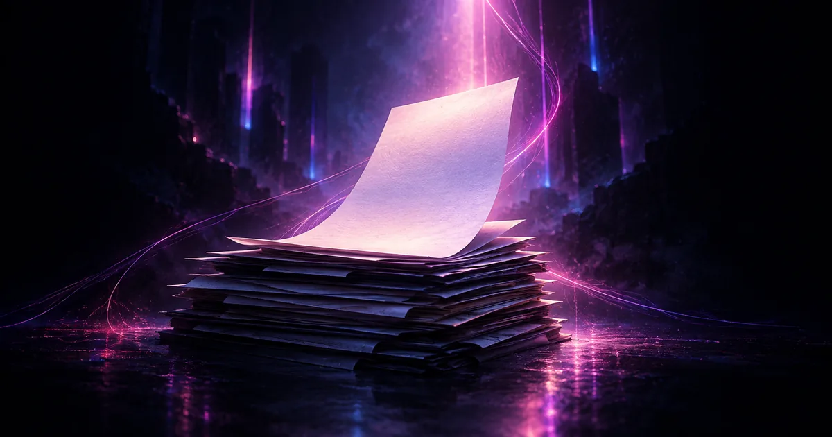Violet and magenta editorial artwork for Insurance Appeal Starter.