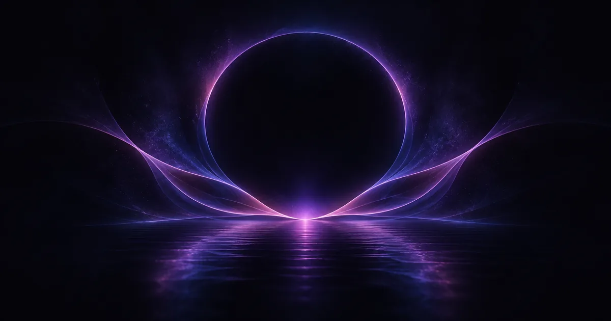 Violet and magenta editorial artwork for Nulloplasty.